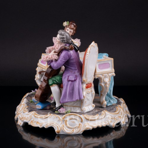 Дуэт, кружевная, Muller & Co, Германия, пер. пол. 20 в