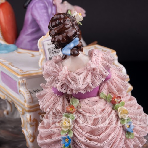 Дуэт, кружевная, Muller & Co, Германия, пер. пол. 20 в