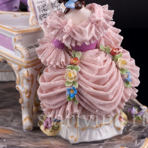 Дуэт, кружевная, Muller & Co, Германия, пер. пол. 20 в