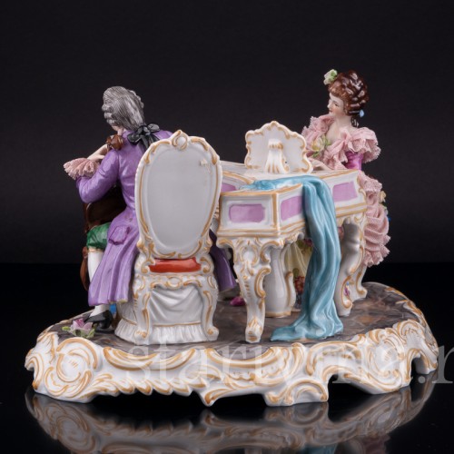 Дуэт, кружевная, Muller & Co, Германия, пер. пол. 20 в