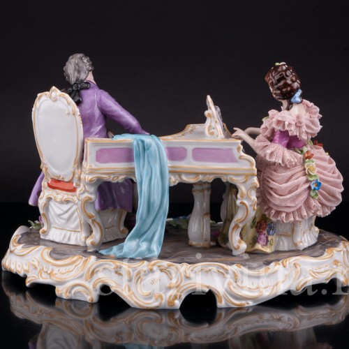 Дуэт, кружевная, Muller & Co, Германия, пер. пол. 20 в