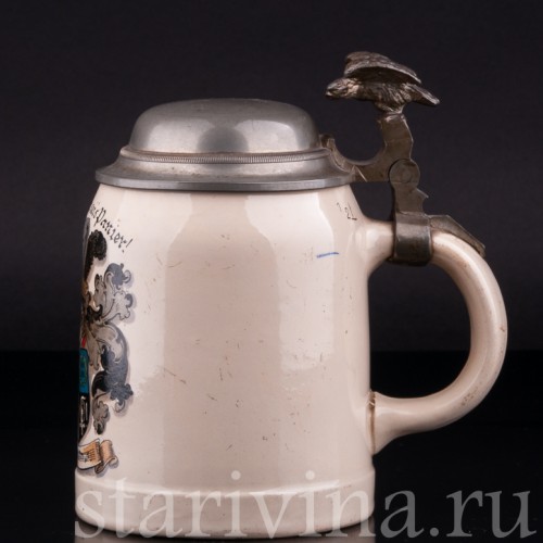 Студенческая кружка мюнхенского музыкального общества, Villeroy & Boch, Германия, 1913 г