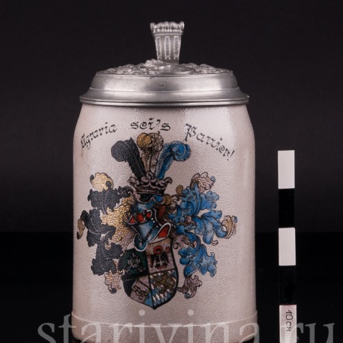 Старинная Студенческая кружка мюнхенского аграрного общества, Германия, 1910-20 гг.