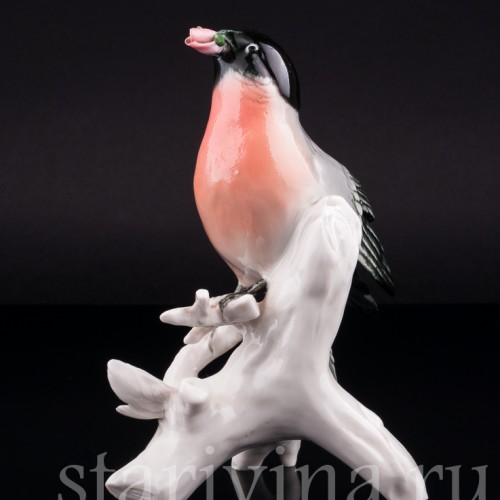 Снегирь с цветком, Karl Ens, Германия, сер. 20 в