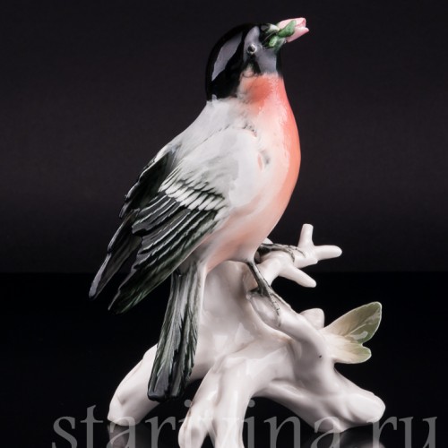Снегирь с цветком, Karl Ens, Германия, сер. 20 в