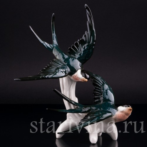 Ласточки, Karl Ens, Германия, сер. 20 в