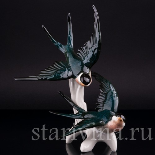 Ласточки, Karl Ens, Германия, сер. 20 в