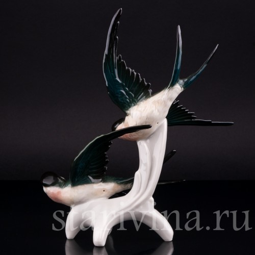 Ласточки, Karl Ens, Германия, сер. 20 в