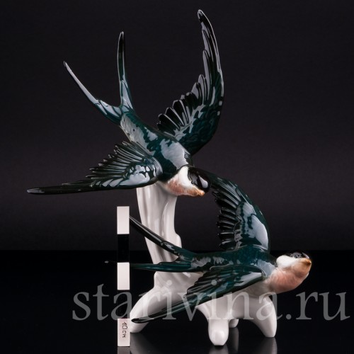 Ласточки, Karl Ens, Германия, сер. 20 в