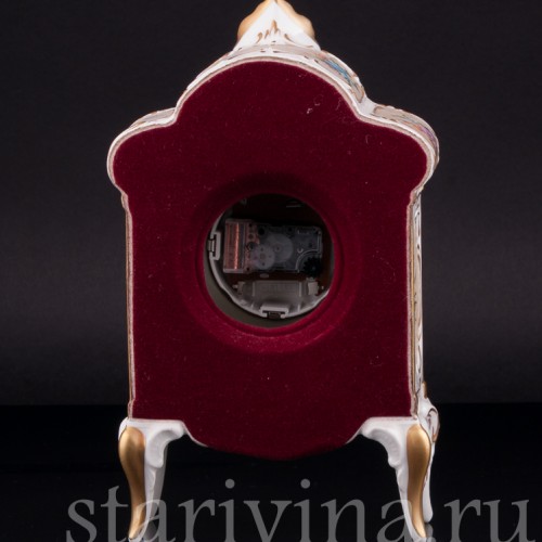 Фарфоровые часы Цветы, Дрезден, Германия, вт. пол. 20 в