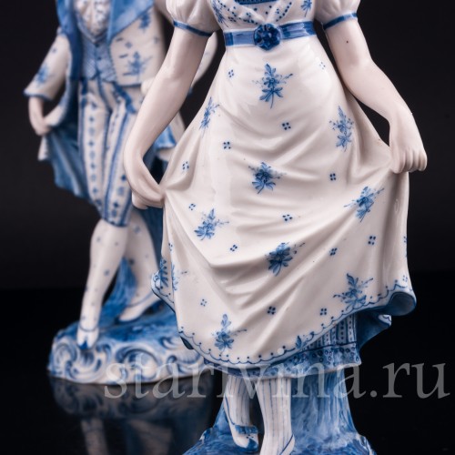 Танцующая пара, Sitzendorf, Германия, кон. 19 в