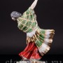 Фарфорвая статуэтка Танцовщица с зеленой шалью, Dressel, Kister & Cie, Германия, нач. 20 в.