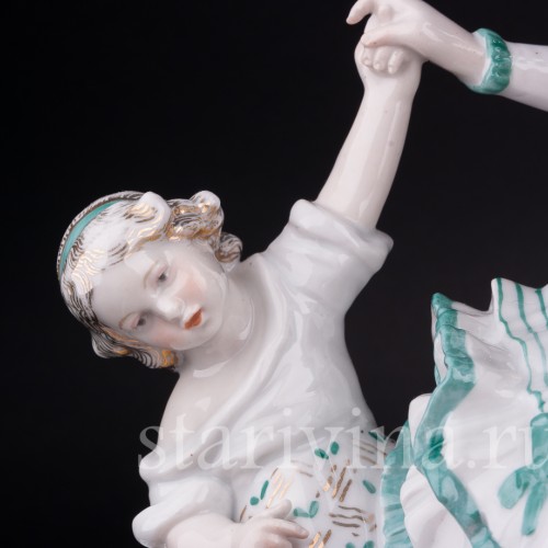 Дама с двумя девочками, Karl Ens, Германия, 1920-40 гг