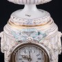 Фарфоровые часы с вазоном и подсвечниками, Majorelle Nancy, Франция, 19 в