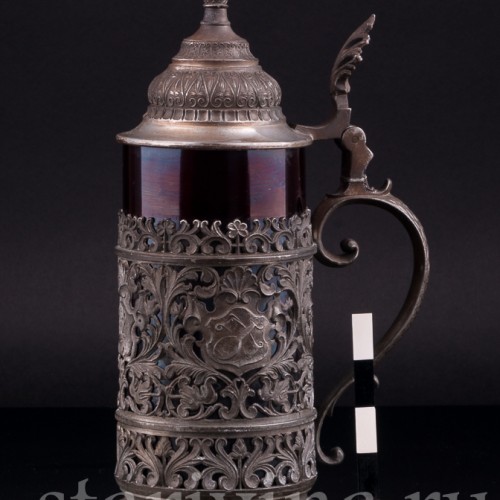 Стеклянная кружка 1/2 л, Германия, нач. 20 в