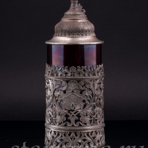 Стеклянная кружка 1/2 л, Германия, нач. 20 в