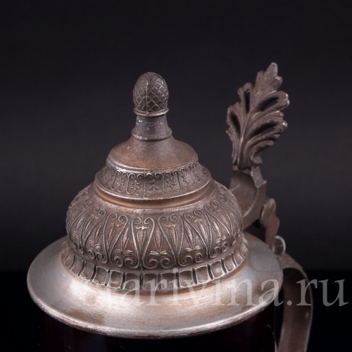 Стеклянная кружка 1/2 л, Германия, нач. 20 в