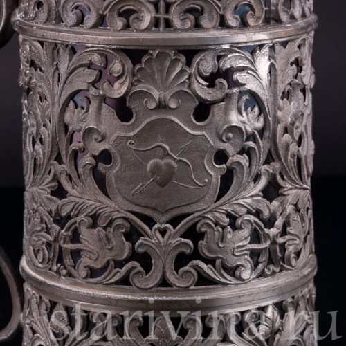 Стеклянная кружка 1/2 л, Германия, нач. 20 в