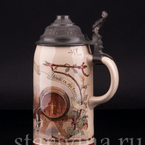 Фальстаф, 1/2 л, Villeroy & Boch, Германия, 1909 г