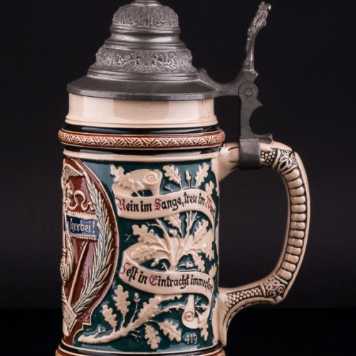 Пивная кружка, 1/2 л, Dumler & Breiden, Германия, 1900 гг