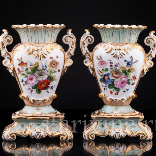Рокальные парные вазы, Франция, 19 в