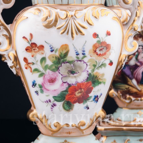 Рокальные парные вазы, Франция, 19 в