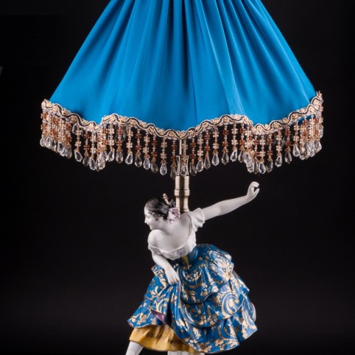 Фанни Эльслер, лампа, Volkstedt, Германия, до 1935 г