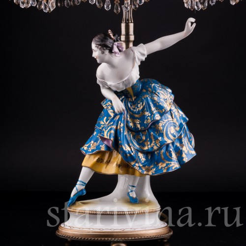 Фанни Эльслер, лампа, Volkstedt, Германия, до 1935 г