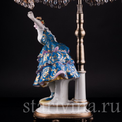 Фанни Эльслер, лампа, Volkstedt, Германия, до 1935 г