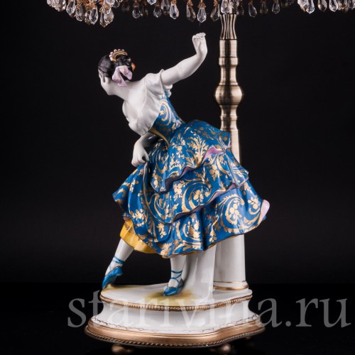 Фанни Эльслер, лампа, Volkstedt, Германия, до 1935 г