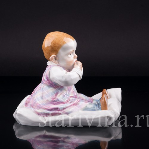 Малыш на подушке, Meissen, Германия, вт. пол. 20 в
