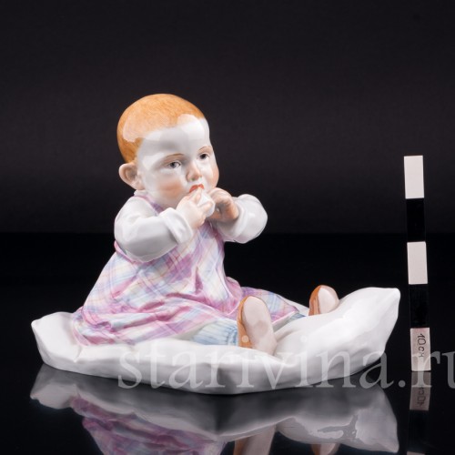 Малыш на подушке, Meissen, Германия, вт. пол. 20 в