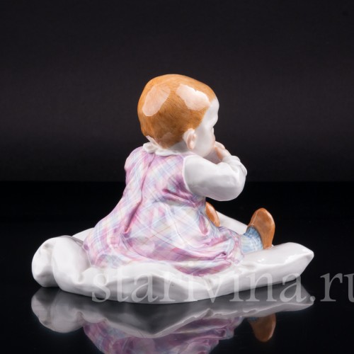Малыш на подушке, Meissen, Германия, вт. пол. 20 в