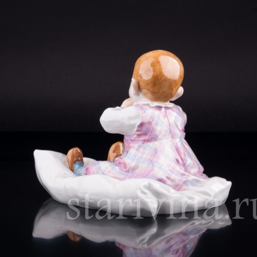 Малыш на подушке, Meissen, Германия, вт. пол. 20 в