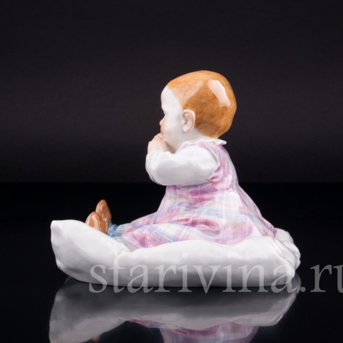 Малыш на подушке, Meissen, Германия, вт. пол. 20 в