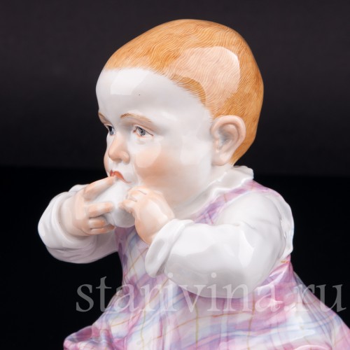 Малыш на подушке, Meissen, Германия, вт. пол. 20 в