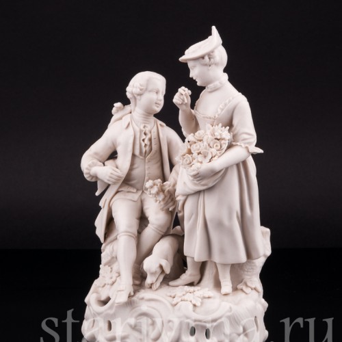 Солдат и пастушка, Carl Thieme, Германия, сер. 20 в