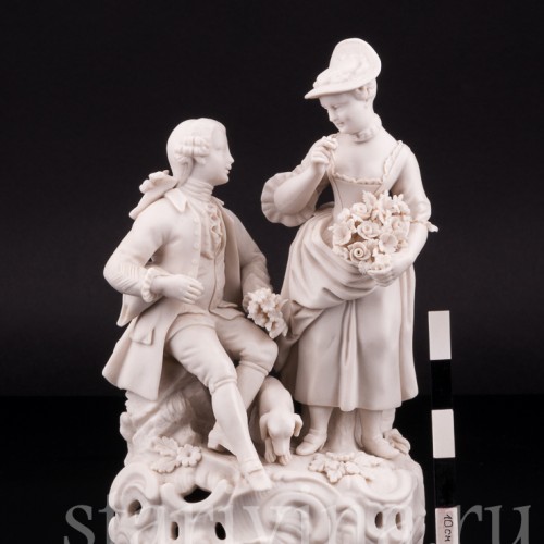 Солдат и пастушка, Carl Thieme, Германия, сер. 20 в