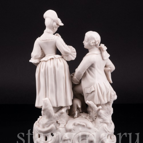 Солдат и пастушка, Carl Thieme, Германия, сер. 20 в