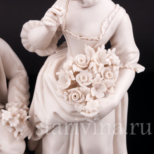 Солдат и пастушка, Carl Thieme, Германия, сер. 20 в