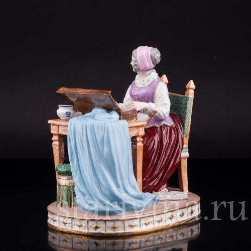 Дама за клавикордом, Porcelaine de Paris, Франция, 19 в
