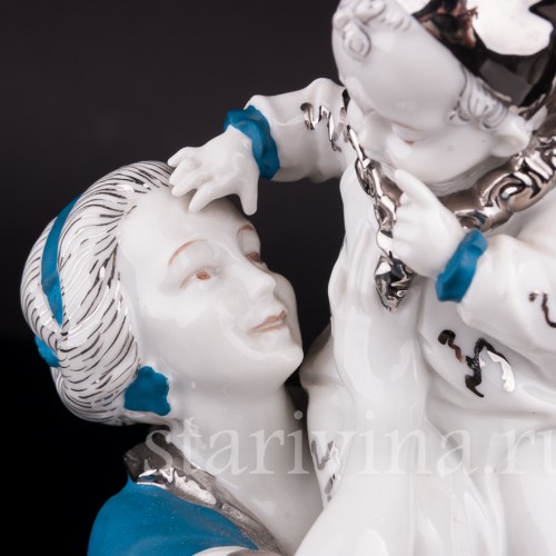 Мама с мальчиком, Hertwig & Co, Германия, 1920-30 гг