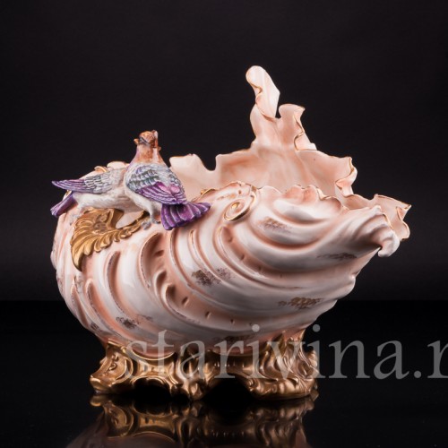 Ваза с голубками, Германия, 1895-1906 гг