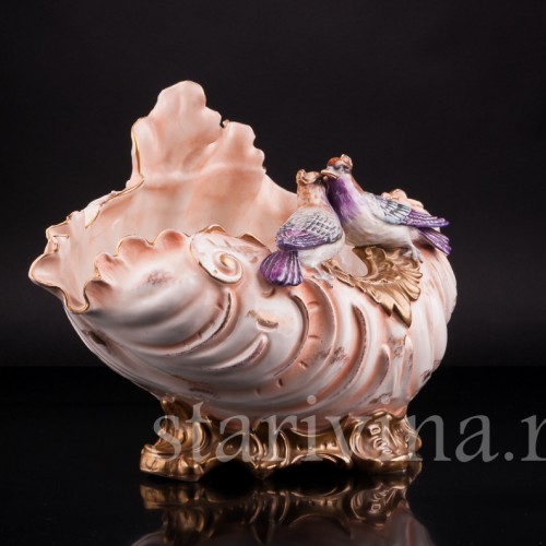 Ваза с голубками, Германия, 1895-1906 гг