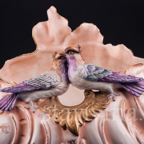 Ваза с голубками, Германия, 1895-1906 гг