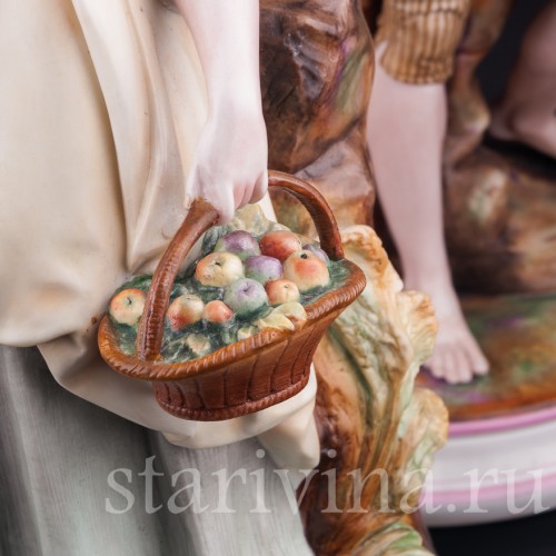 Фигурка из фарфора Пара с детьми, Германия, сер. - кон. 19 в.