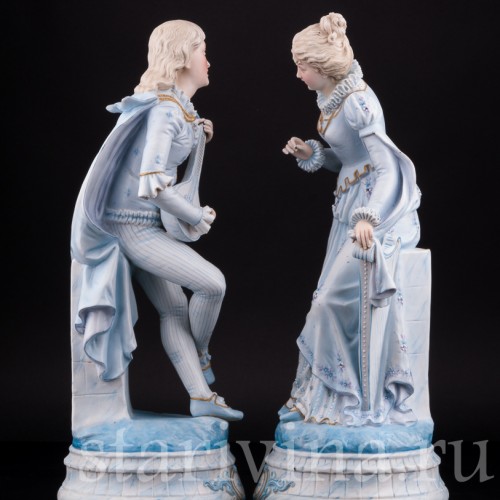 Пара с лютней и арфой, Германия, сер. - кон. 19 в