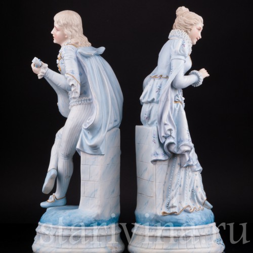 Пара с лютней и арфой, Германия, сер. - кон. 19 в