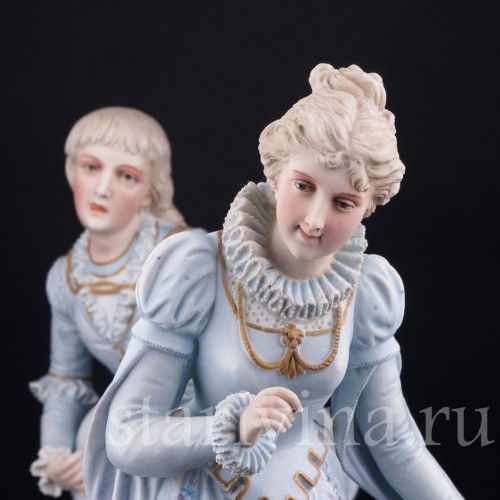 Пара с лютней и арфой, Германия, сер. - кон. 19 в