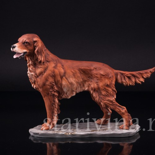 Фарфорвая статуэтка собаки Сеттер, Alka Kaiser, Германия, вт. пол. 20 в.